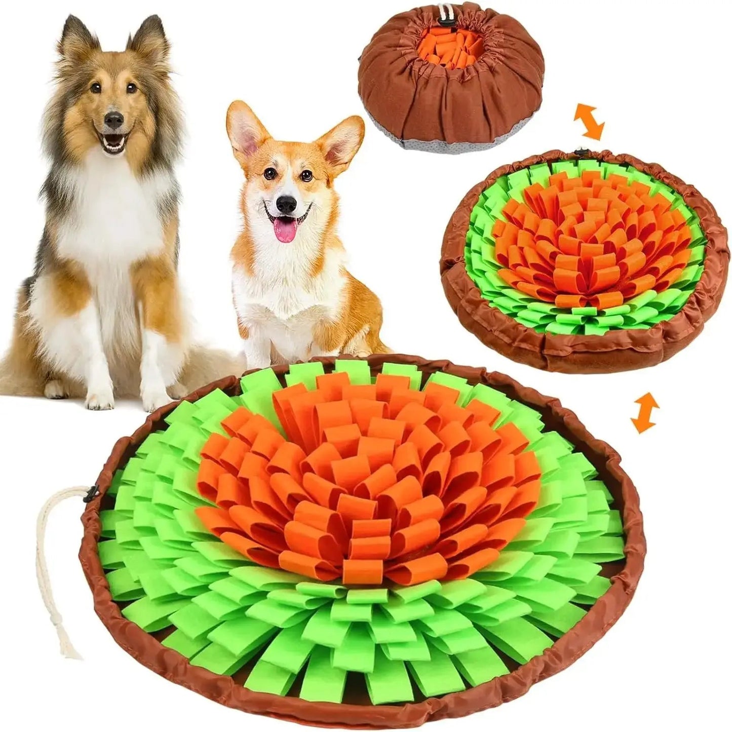 PawFolio Snuffle Mat Interactive Foraging Feeding Mat for Pets PawFolio