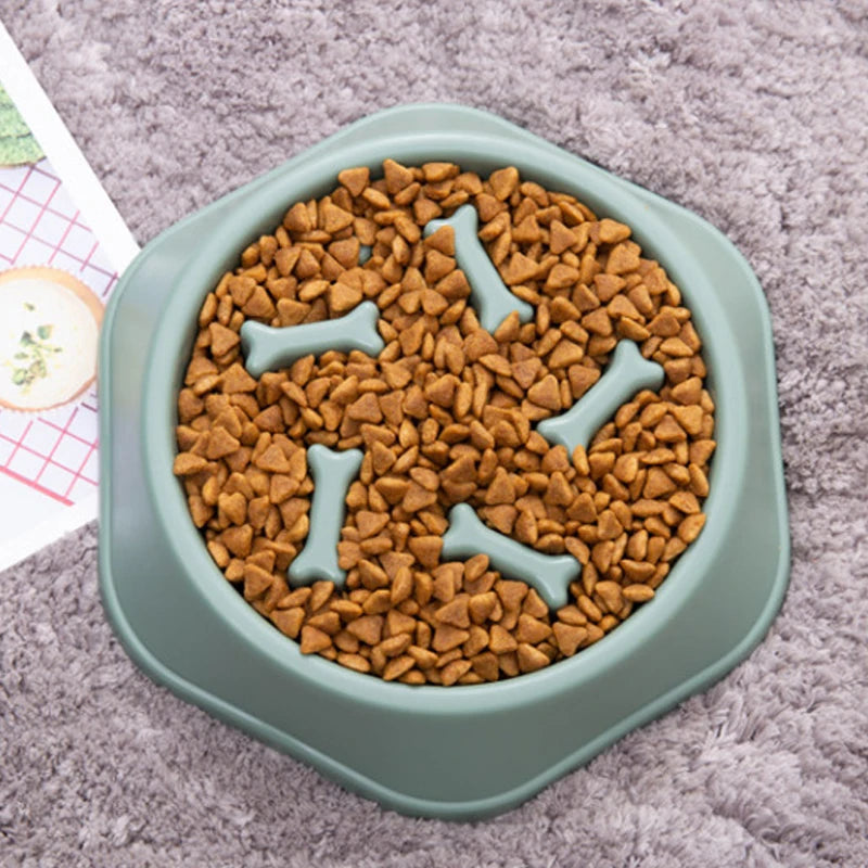 PawFolio Slow Feeding Anti Choking Bowl for Dogs PawFolio