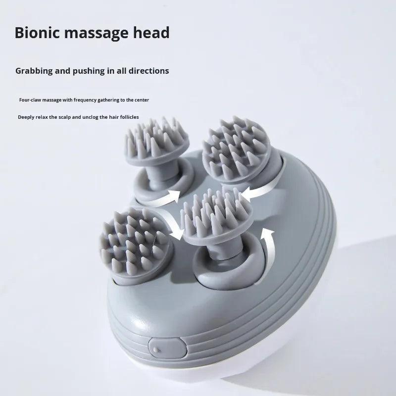 PawFolio  Electric Cat Head Massager Smart Pet Massager Waterproof PawFolio