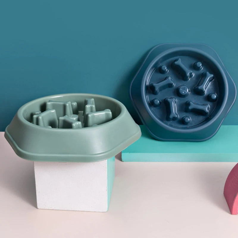 PawFolio Slow Feeding Anti Choking Bowl for Dogs