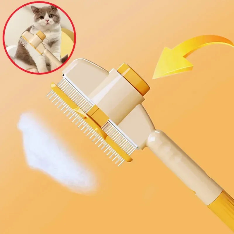 PawFolio Self Cleaning Pet Grooming Brush for Dogs and Cats PawFolio