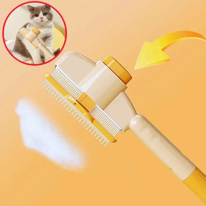 PawFolio Self Cleaning Pet Grooming Brush for Dogs and Cats PawFolio