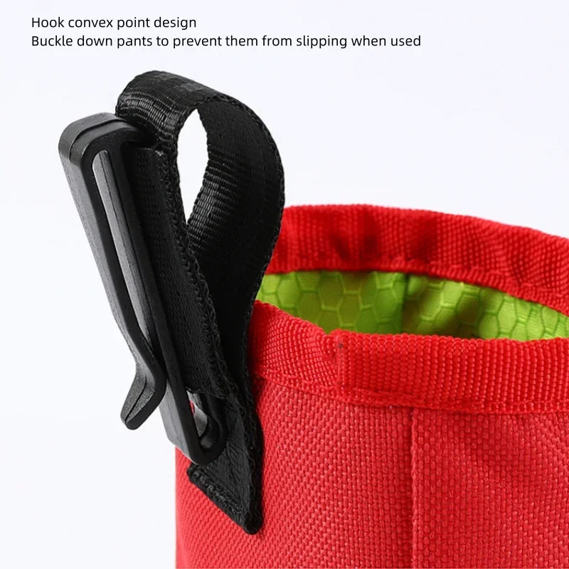 PawFolio Waterproof Outdoor Dog Training Treat Bag with Waist Storage