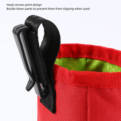 PawFolio Waterproof Outdoor Dog Training Treat Bag with Waist Storage