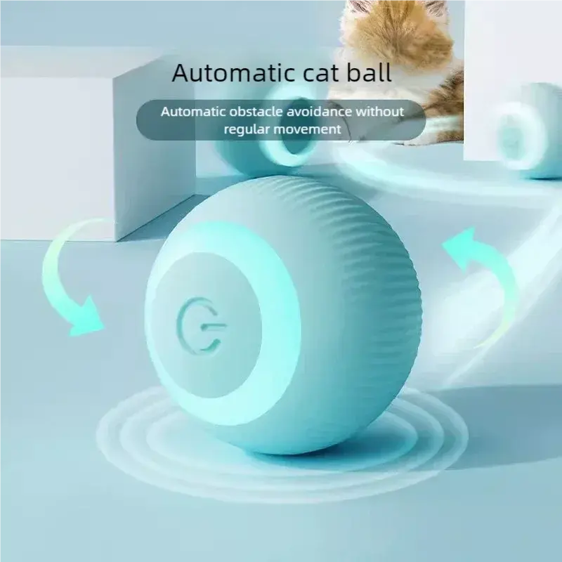 PawFolio Automatic Rolling Interactive Cat Toy Ball PawFolio