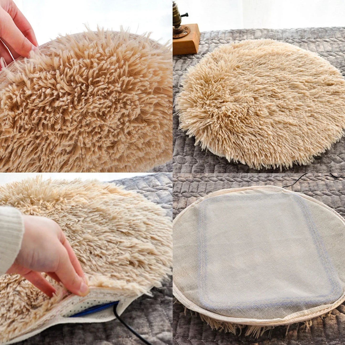 PawFolio Heated USB Pet Bed Mat for Cats and Dogs PawFolio