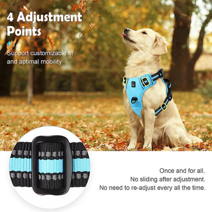 PawFolio No Pull Adjustable Dog Harness with Control Handle PawFolio