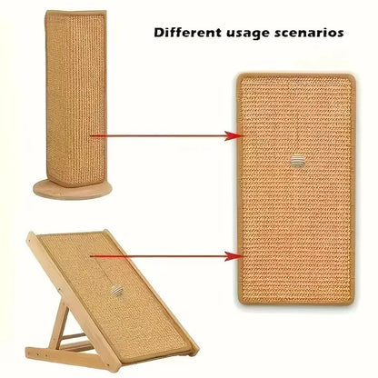 PawFolio Standing Sisal Cat Scratcher with Interactive Hanging Ball PawFolio