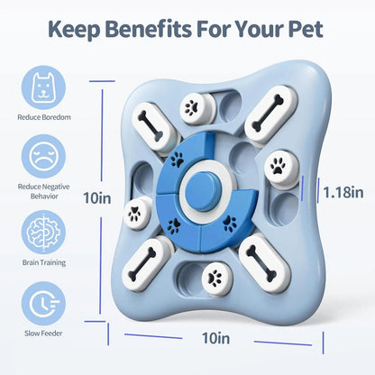 PawFolio Interactive Slow Feeder Puzzle Toy for Dogs and Cats PawFolio