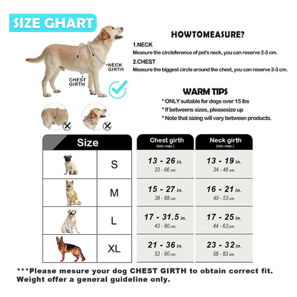 PawFolio No Pull Adjustable Dog Harness with Control Handle PawFolio
