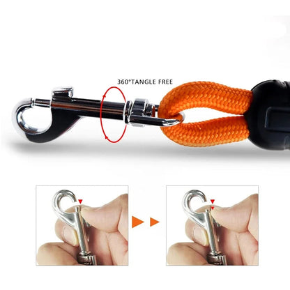 PawFolio Long Line Training Dog Leash for Recall and Agility