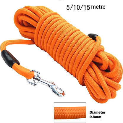 PawFolio Long Line Training Dog Leash for Recall and Agility