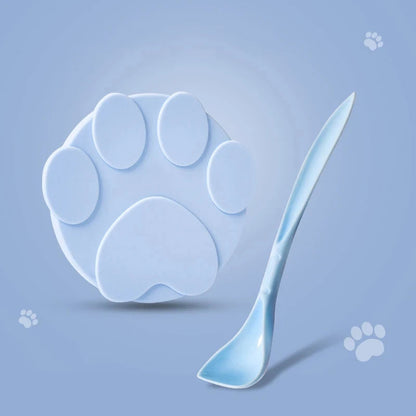 PawFolio 2 in 1 Pet Food Can Lid and Feeding Spoon Set