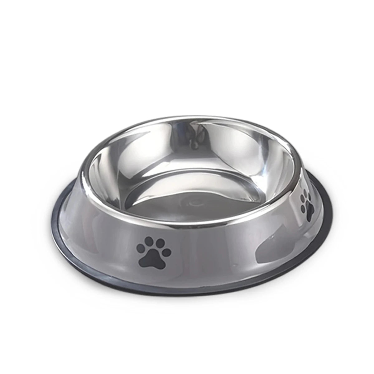 PawFolio Stainless Steel Anti Fall Pet Feeding Bowl