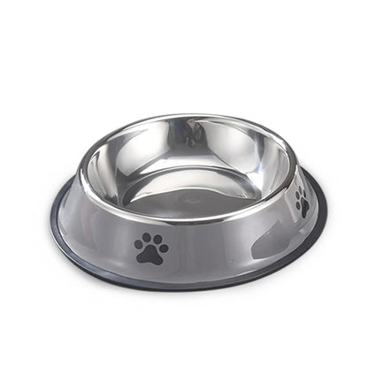 PawFolio Stainless Steel Anti Fall Pet Feeding Bowl