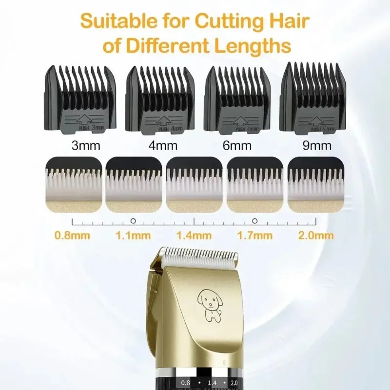 PawFolio Cordless Pet Grooming Hair Clipper Set PawFolio