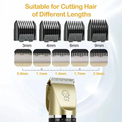 PawFolio Cordless Pet Grooming Hair Clipper Set PawFolio