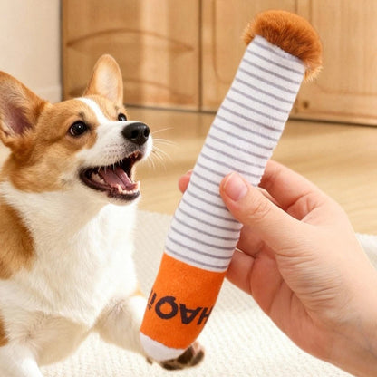PawFolio Interactive Plush Squeaky Chew Toy for Dogs PawFolio