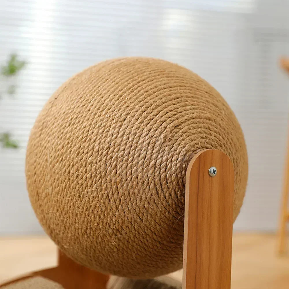 PawFolio 2 in 1 Cat Scratching Ball with Sisal Scratch Board PawFolio