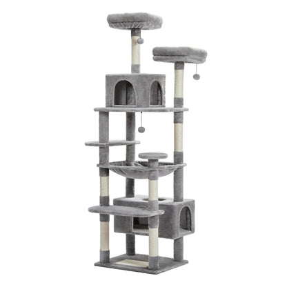 PawFolio Multi Level Cat Tree Tower for Indoor Cats PawFolio