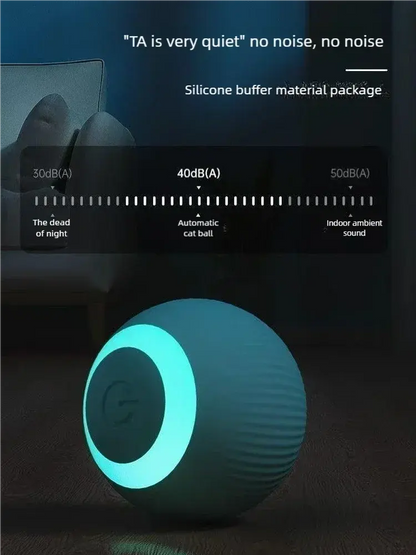 PawFolio Automatic Rolling Interactive Cat Toy Ball PawFolio