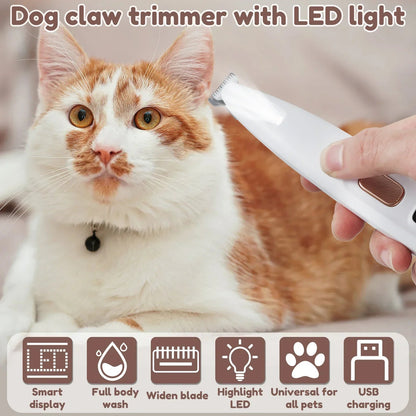 PawFolio LED Pet Paw Grooming Trimmer for Dogs PawFolio