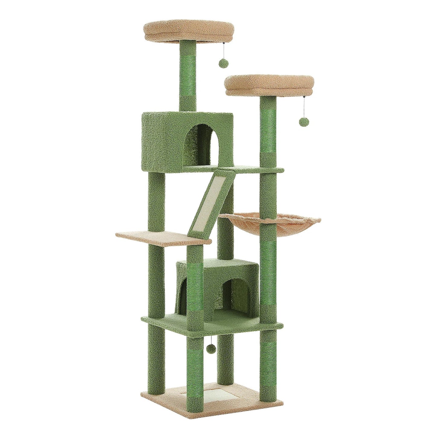 PawFolio Multi Level Cat Tree Tower for Indoor Cats PawFolio
