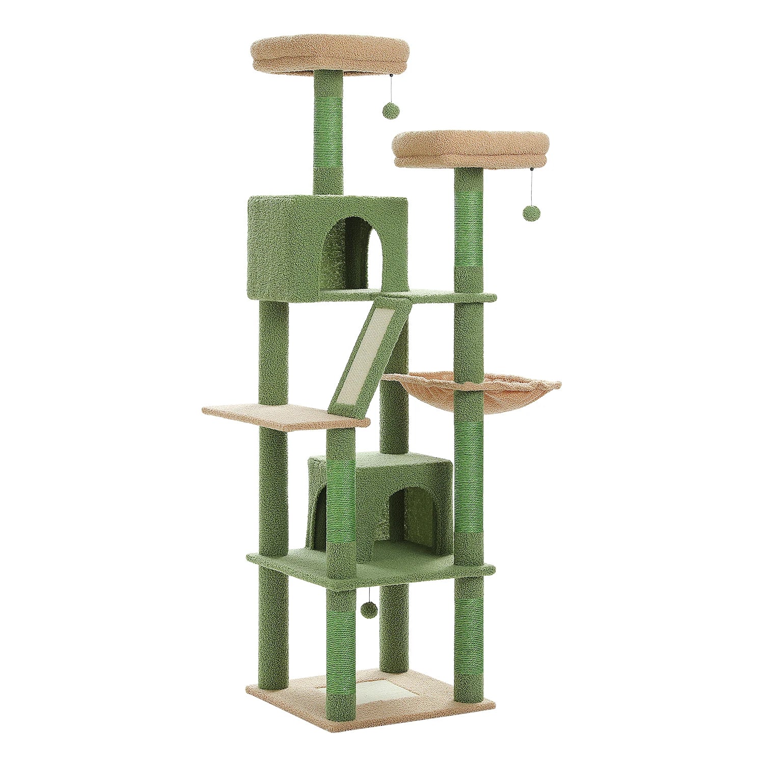 PawFolio Multi Level Cat Tree Tower for Indoor Cats PawFolio