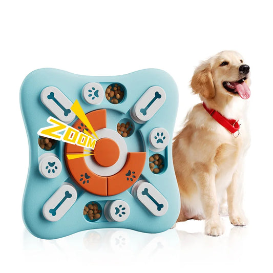 PawFolio Interactive Slow Feeder Puzzle Toy for Dogs and Cats