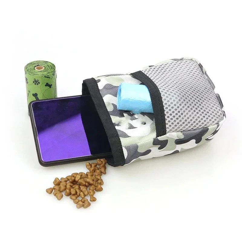 PawFolio Waterproof Outdoor Dog Training Treat Bag with Waist Storage