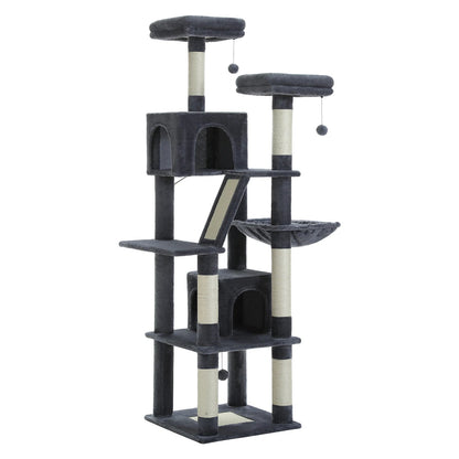 PawFolio Multi Level Cat Tree Tower for Indoor Cats PawFolio