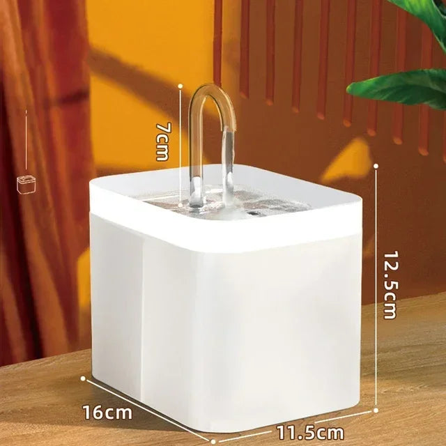 PawFolio Ultra Quiet Smart Cat Water Fountain 1.5L PawFolio