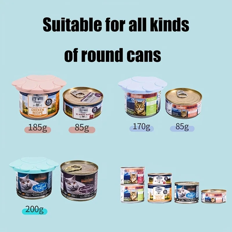 PawFolio 2 in 1 Pet Food Can Lid and Feeding Spoon Set