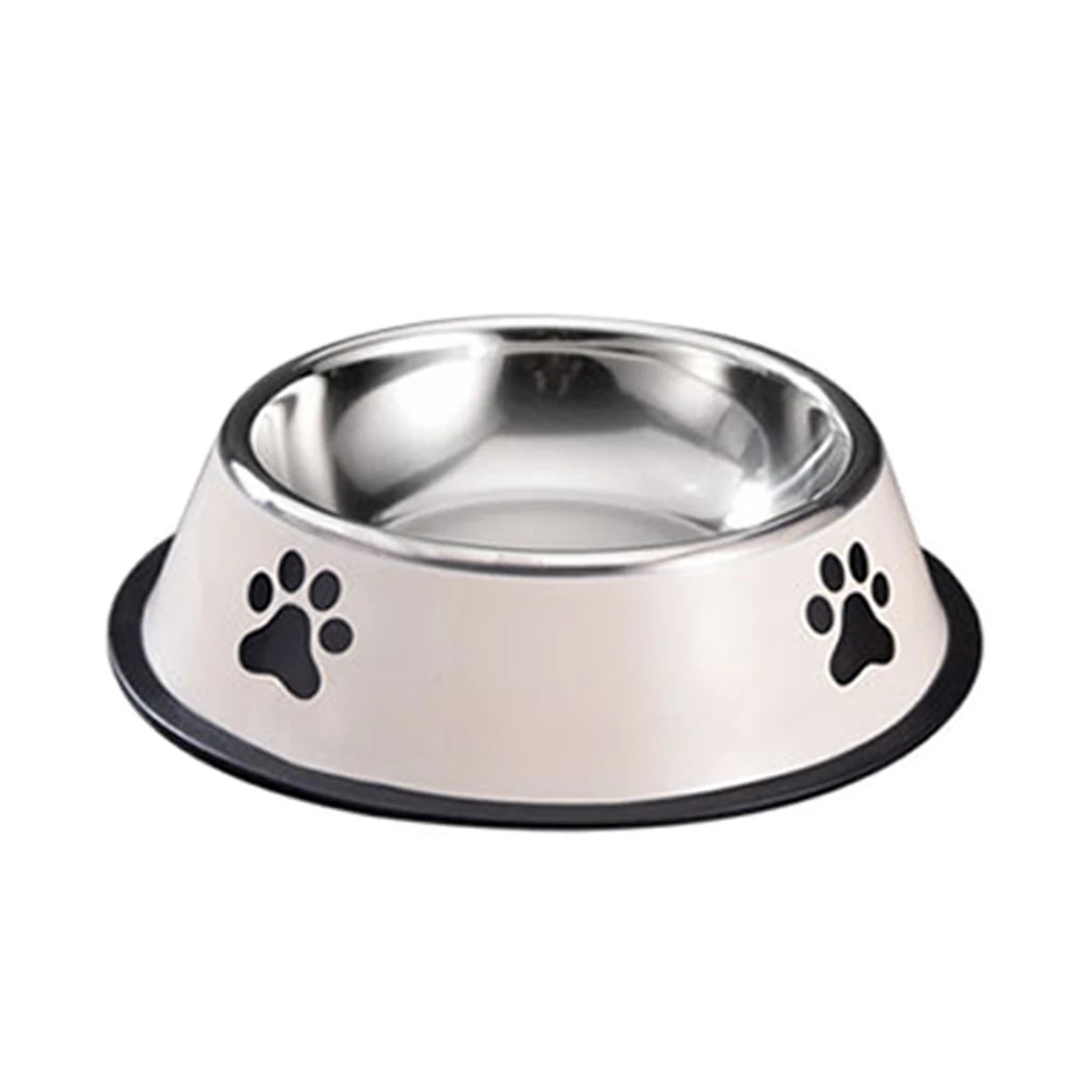 PawFolio Stainless Steel Anti Fall Pet Feeding Bowl