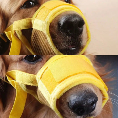 PawFolio Adjustable Breathable Anti Bite Dog Muzzle