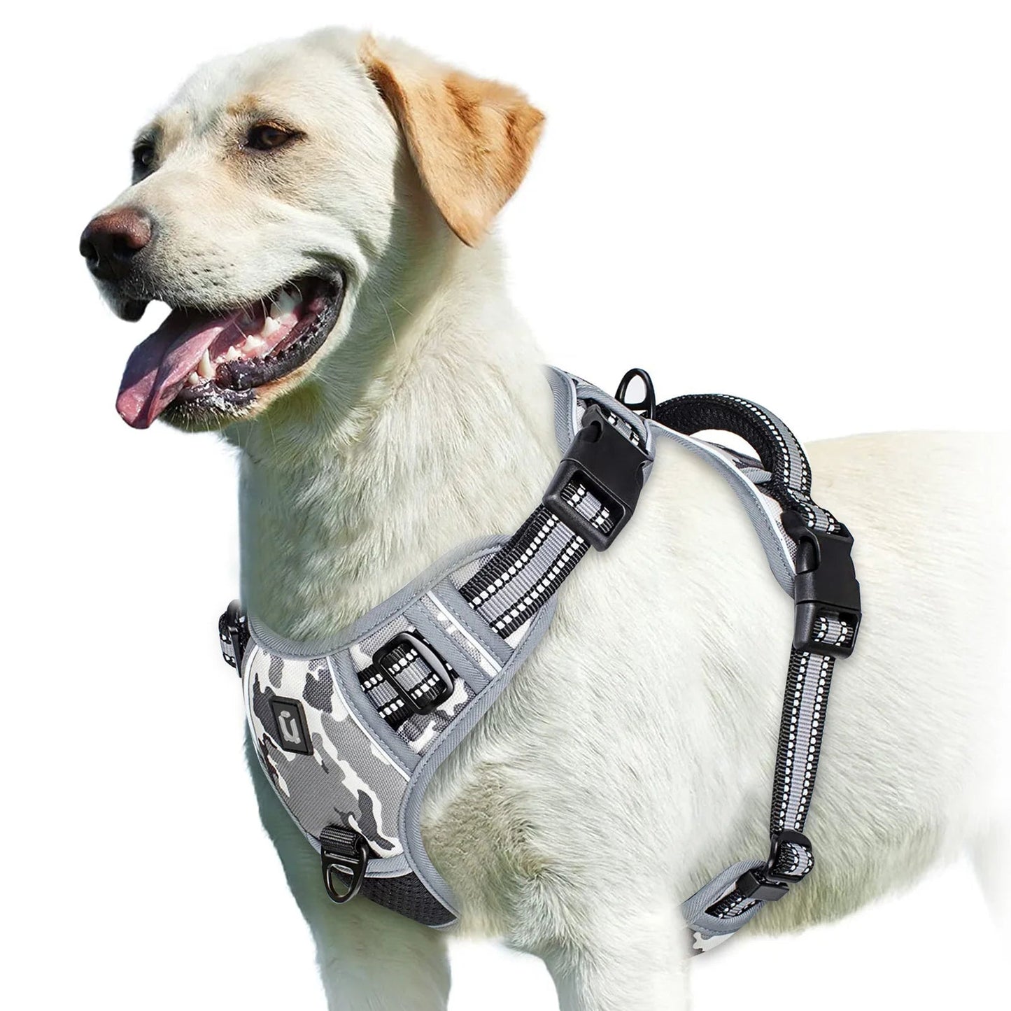 PawFolio No Pull Adjustable Dog Harness with Control Handle PawFolio