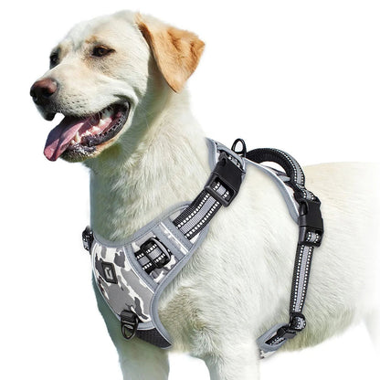 PawFolio No Pull Adjustable Dog Harness with Control Handle PawFolio