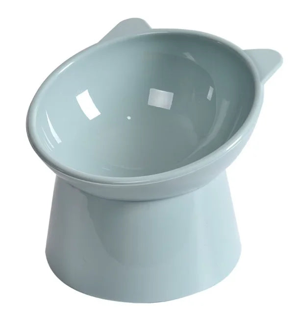 PawFolio Elevated Cat Ear Ceramic Feeding Bowl Set PawFolio