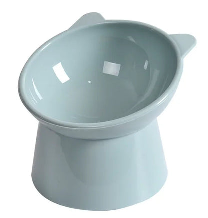 PawFolio Elevated Cat Ear Ceramic Feeding Bowl Set PawFolio