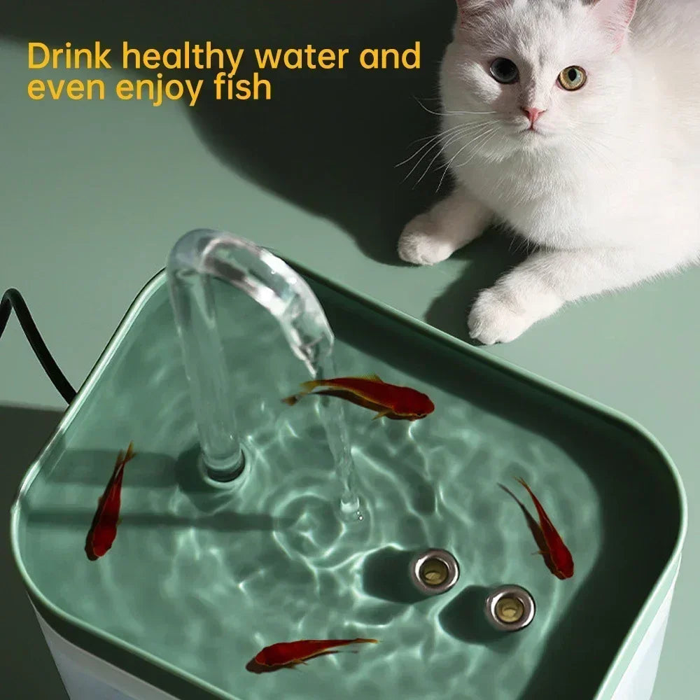 PawFolio Ultra Quiet Smart Cat Water Fountain 1.5L PawFolio