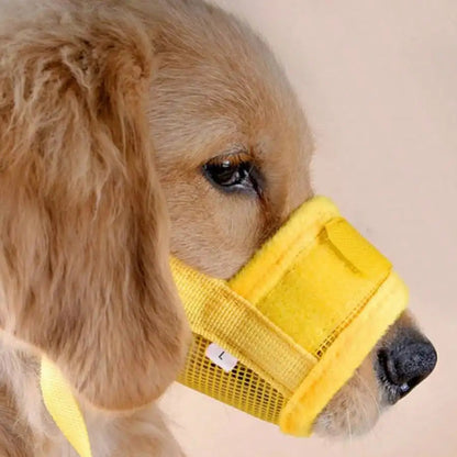 PawFolio Adjustable Breathable Anti Bite Dog Muzzle