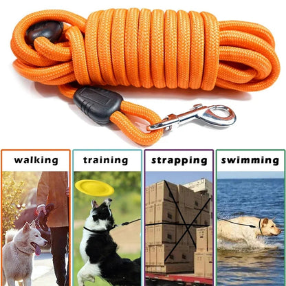 PawFolio Long Line Training Dog Leash for Recall and Agility