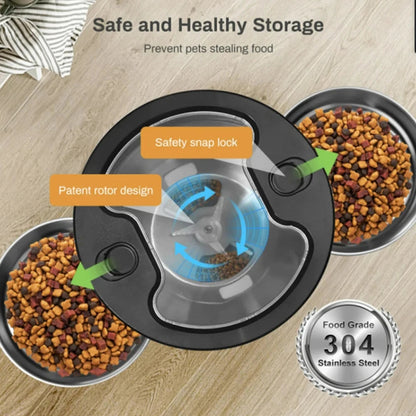 PawFolio Smart Automatic Pet Feeder 4.5L for Cats and Dogs