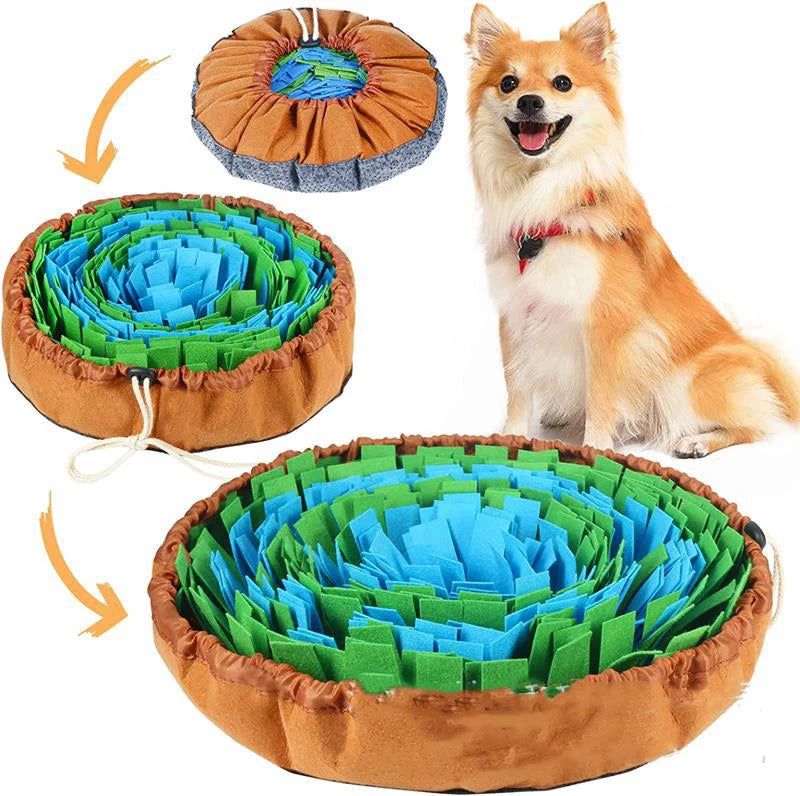 PawFolio Snuffle Mat Interactive Foraging Feeding Mat for Pets PawFolio
