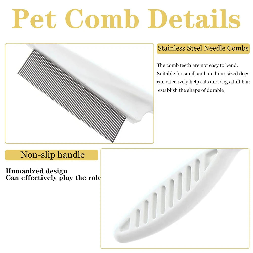 PawFolio Flea and Grooming Comb for Dogs and Cats PawFolio
