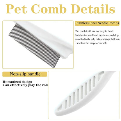 PawFolio Flea and Grooming Comb for Dogs and Cats PawFolio