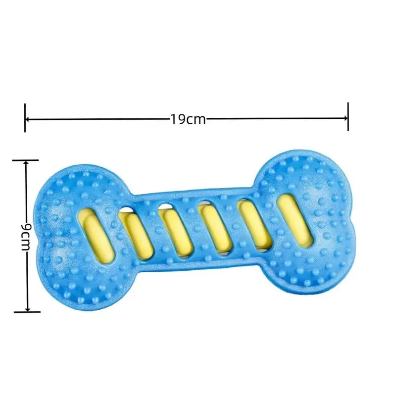 PawFolio Durable Rubber Chew Bone Toy for Dogs PawFolio