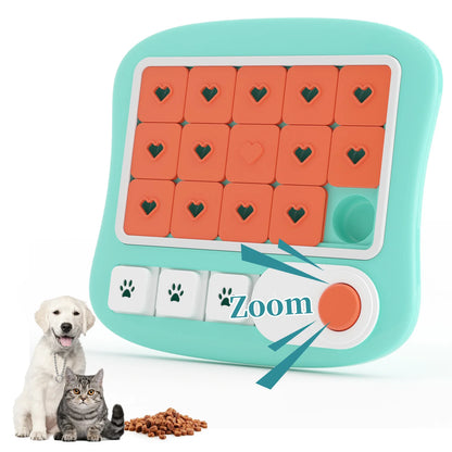 PawFolio Interactive Slow Feeder Puzzle Toy for Dogs and Cats