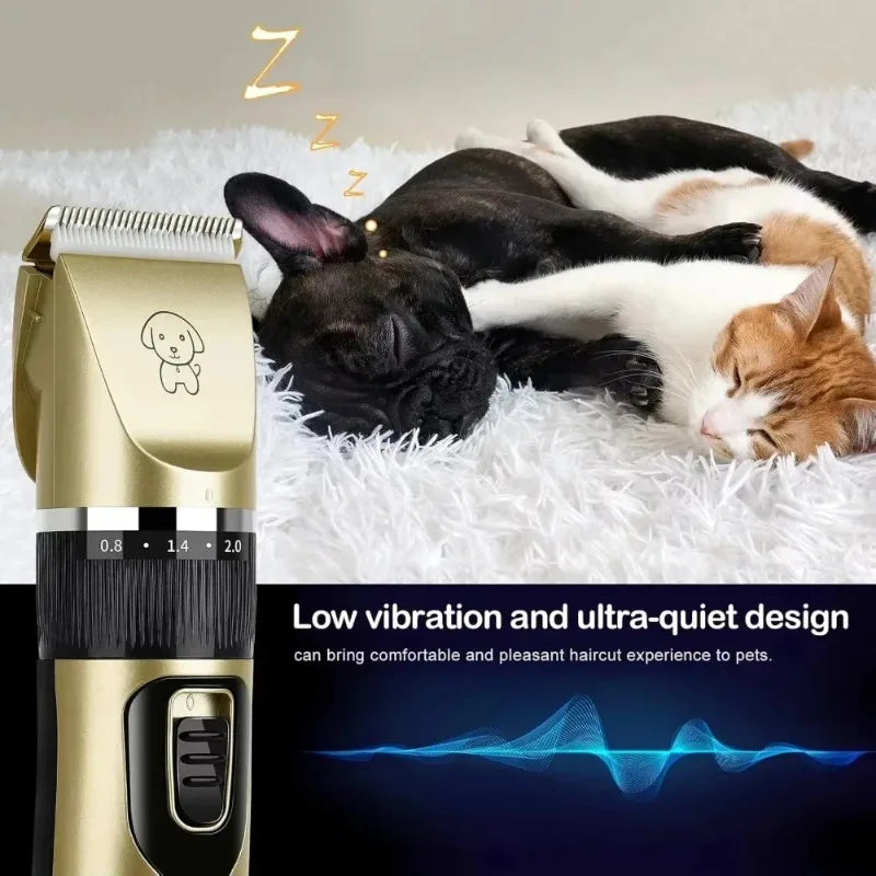 PawFolio Cordless Pet Grooming Hair Clipper Set PawFolio
