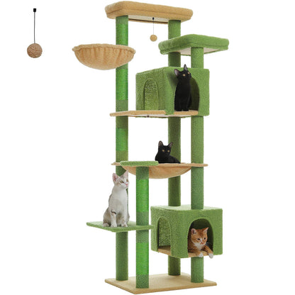 PawFolio Multi Level Cat Tree Tower for Indoor Cats PawFolio